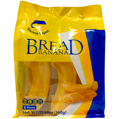 SUCCESS IMPORT Banana Bread 6 Pieces 360g-Alimentos-Asian Food-Akibara Xpress