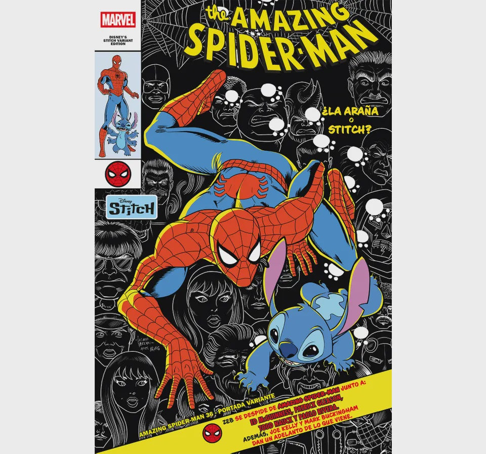 THE AMAZING SPIDER-MAN #36 (VARIANTE STITCH DE LUCIANO VECCHIO)-Comics-PANINI-Akibara Xpress