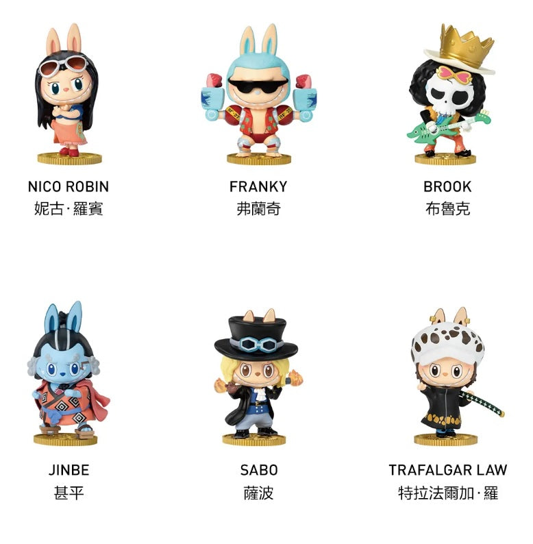 THE MONSTERS X ONE PIECE LABUBU-Figuras-Pop mart-Akibara Xpress