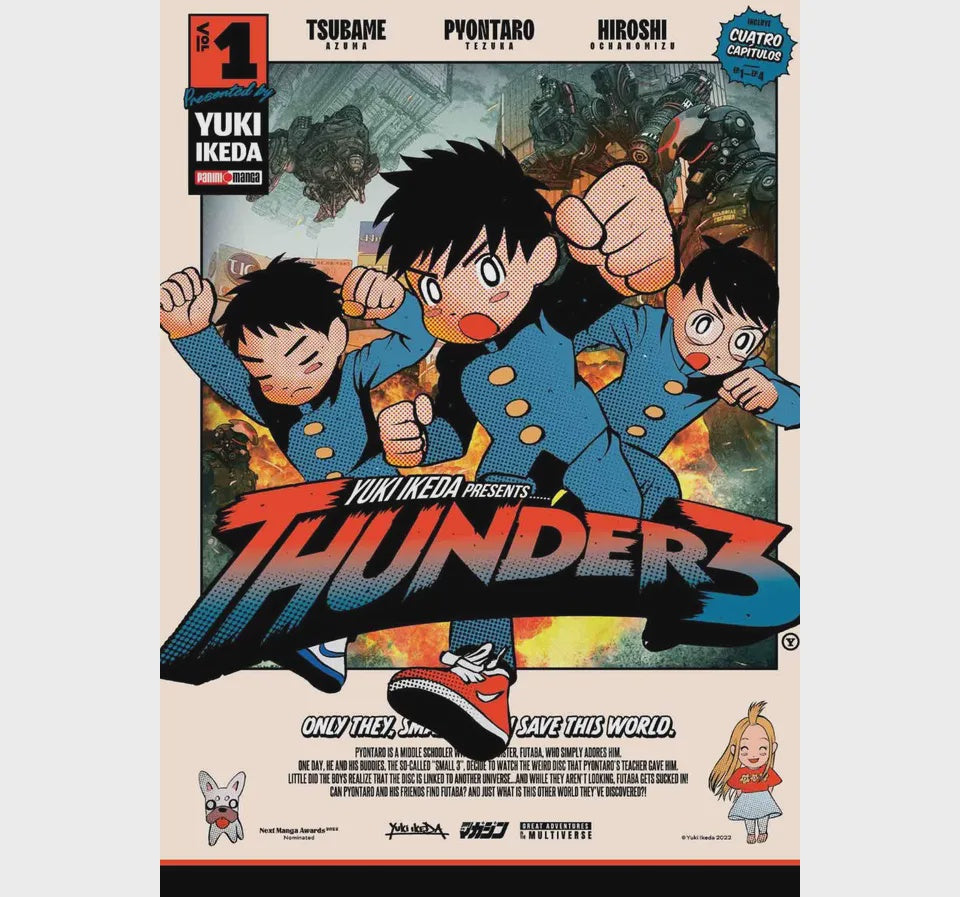 THUNDER 3 N.1-Mangas Panini-PANINI-Akibara Xpress