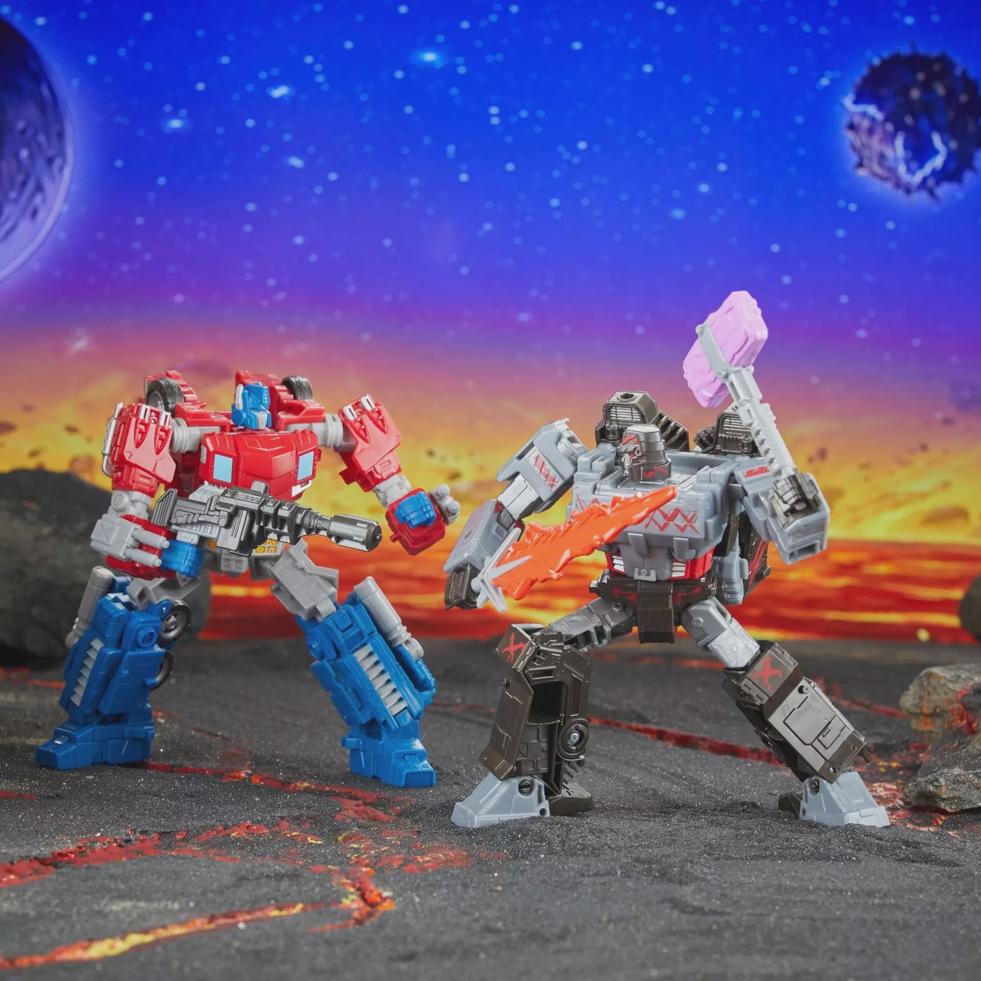 TRANSFORMERS FRACTURED FRIENDSHIP 2-PACK-Figuras-HASBRO-Akibara Xpress