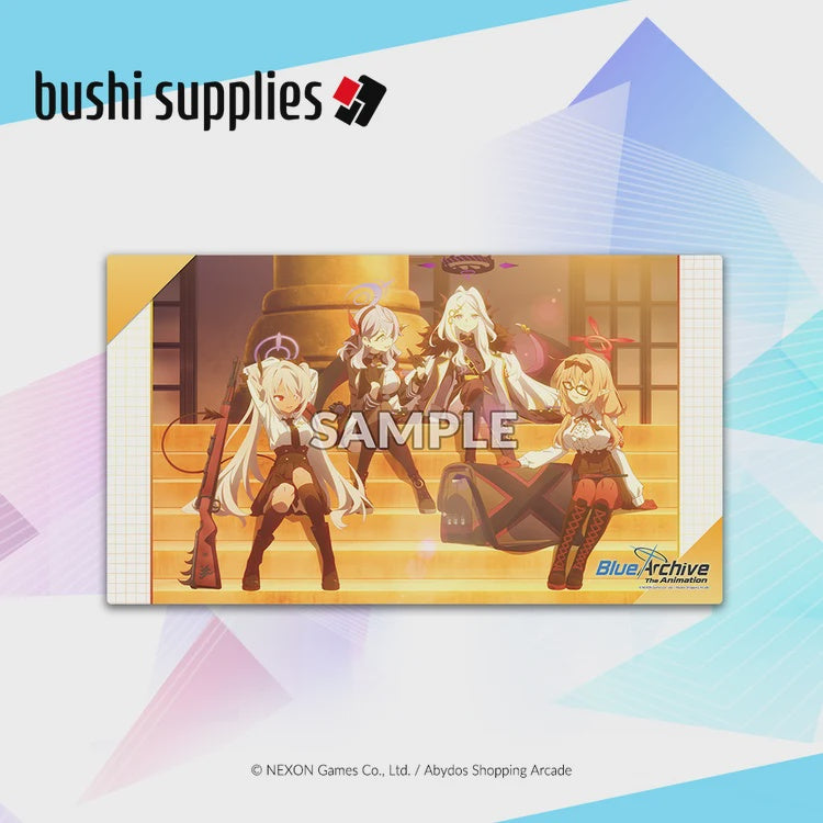 PLAYMAT BUSHI SUPPLIES RUBBER PLAYMAT BLUE ARCHIVE THE ANIMATION GEHENNAS PREFECT TEAM