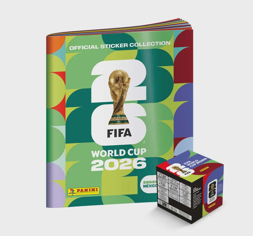WORLD CUP 2026 ALBUM PASTA SUAVE + CAJA DE SOBRES 100 SOBRES-Comics-PANINI-Akibara Xpress