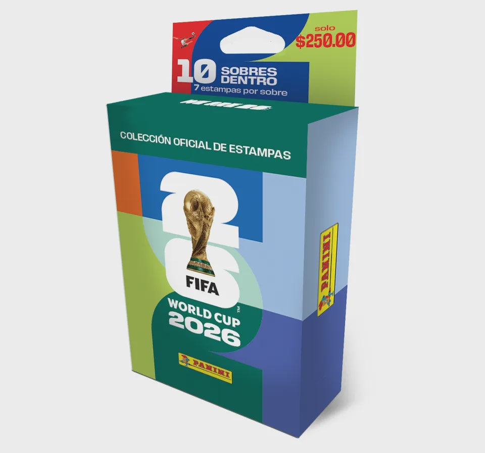 WORLD CUP 2026 BLISTER 10 SOBRES-Comics-PANINI-Akibara Xpress
