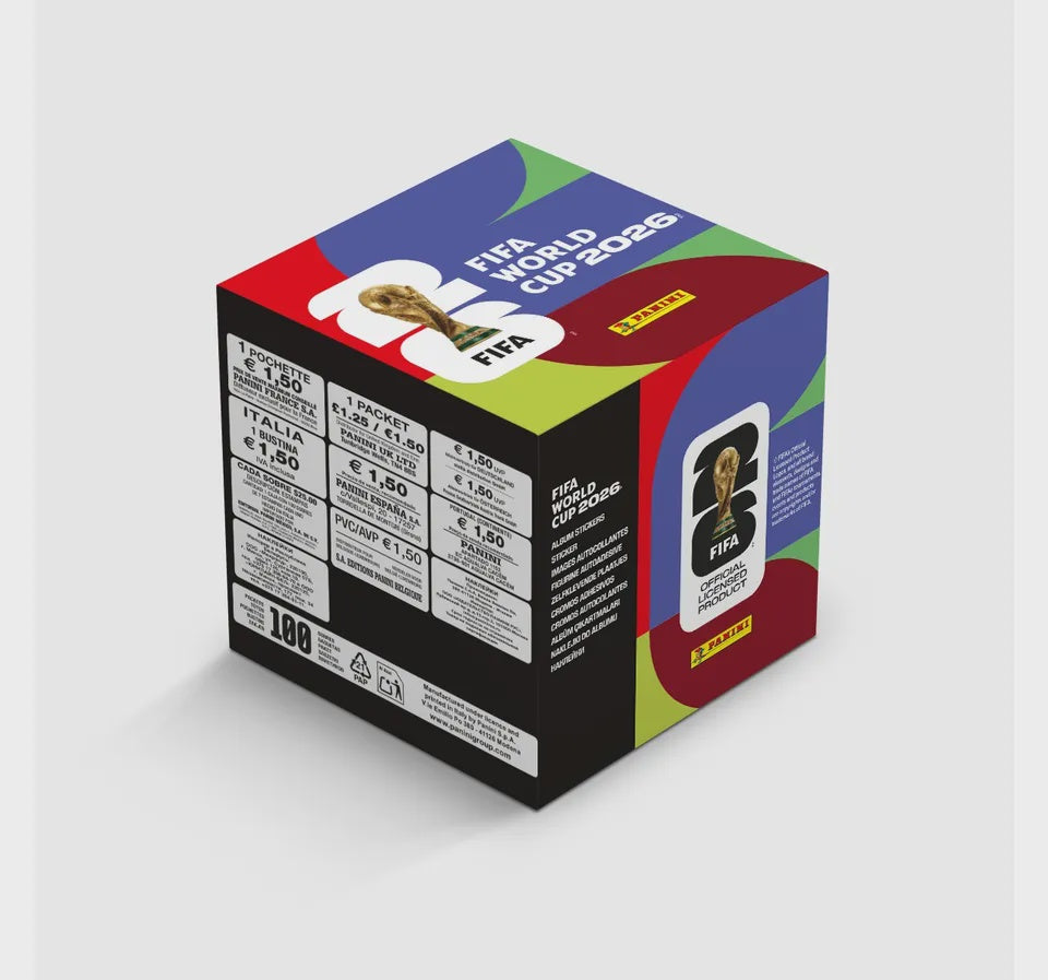 WORLD CUP 2026 CAJA DE SOBRES 100 SOBRES-Comics-PANINI-Akibara Xpress