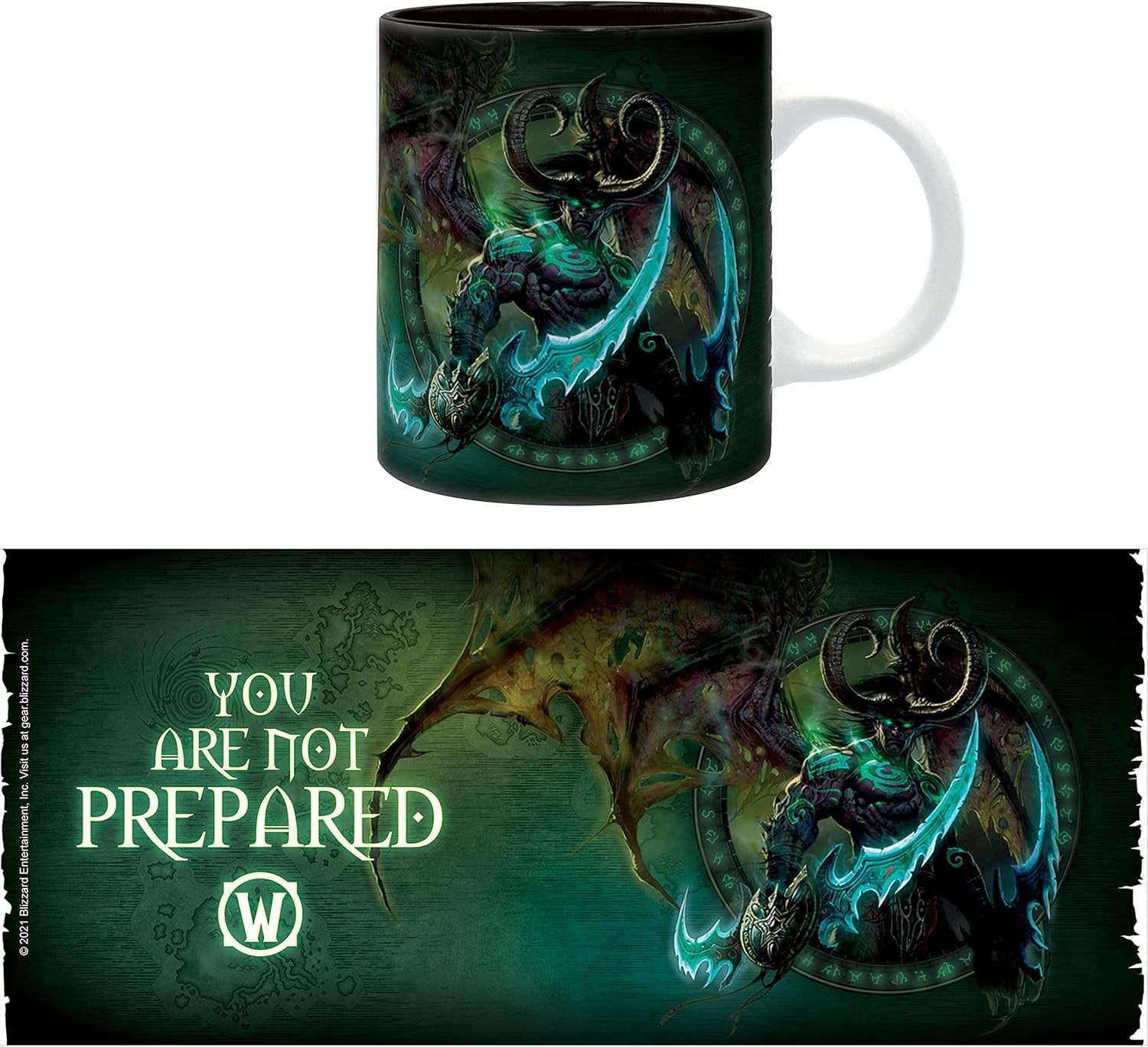 WORLD OF WARCRAFT TAZA 320 ML ILLIDAN-Tazas-ABYSTYLE-Akibara Xpress