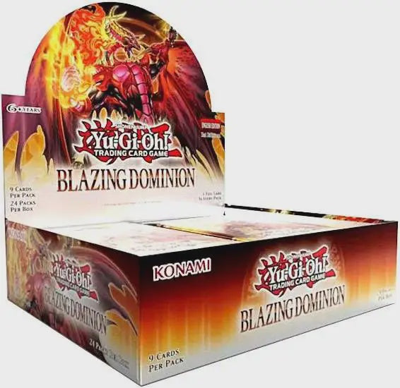 YU GI OH TCG BLAZING DOMINION BOOSTER DISPLAY INGLES-TCG-Juegos de Mesa-Akibara Xpress
