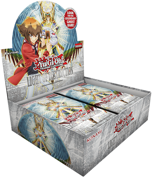 YU GI OH TCG LIGHT OF DESTRUCTION DISPLAY INGLES-TCG-Juegos de Mesa-Akibara Xpress