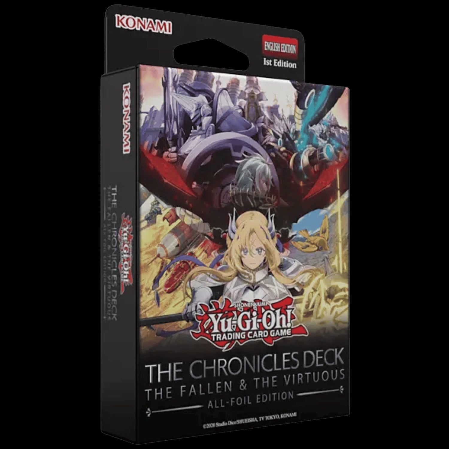 YU GI OH TCG THE FALLEN & THE VIRTUOUS ALL FOIL EDITION DECK ESPANOL-TCG-Juegos de Mesa-Akibara Xpress