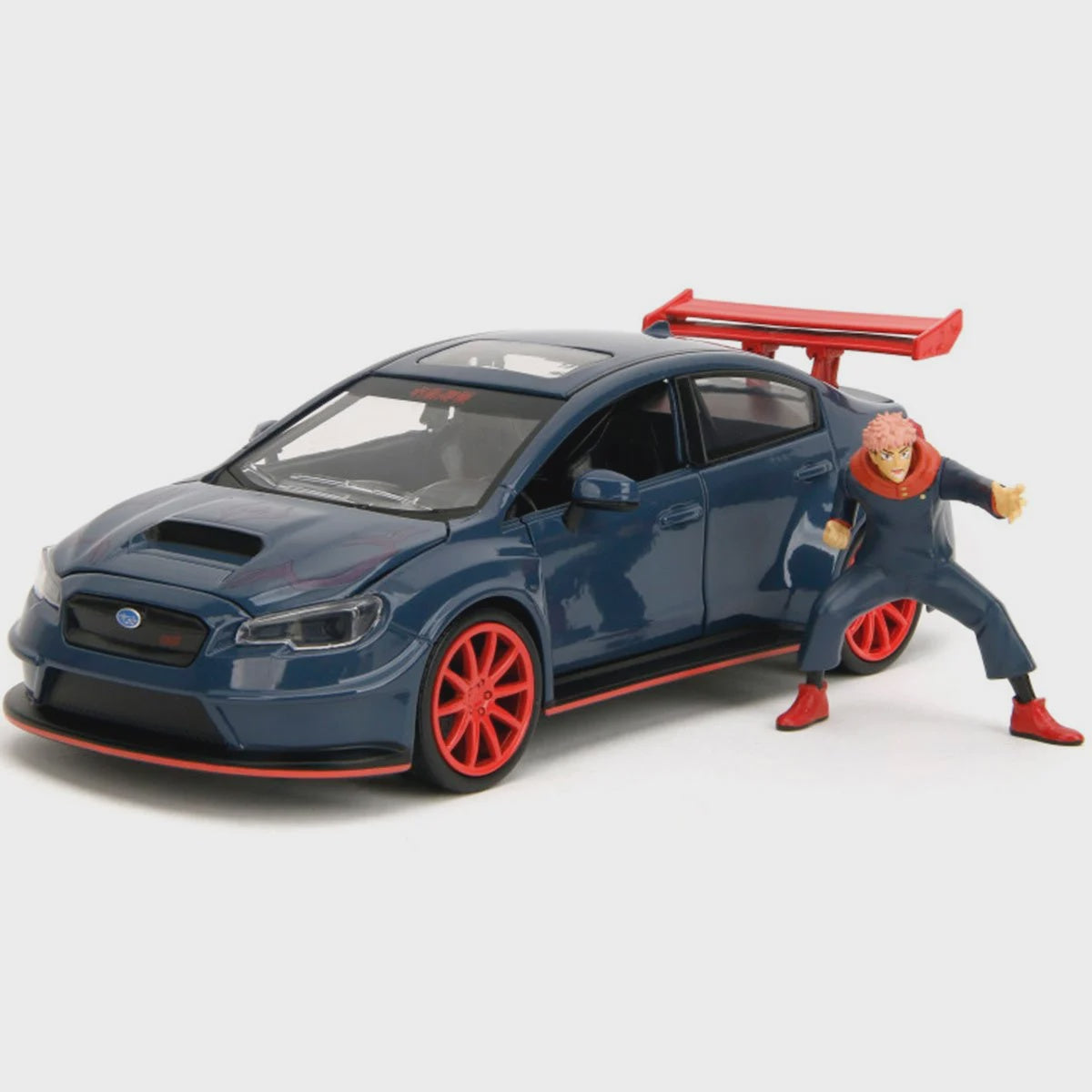 YUJI ITADORI & 2016 SUBARU WRX STI WIDEBODY-Figuras-JADA-Akibara Xpress