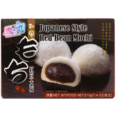 YUKI LOVE Japan Mochi Red Bean 210g-Alimentos-Asian Food-Akibara Xpress