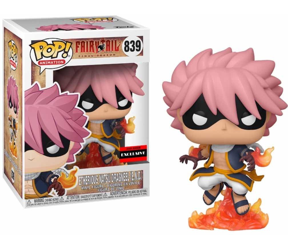 2X Funko Pop! Animation Fairy Tail Vinyl Figure ( #67 , #69 ) - Natsu And  Happy