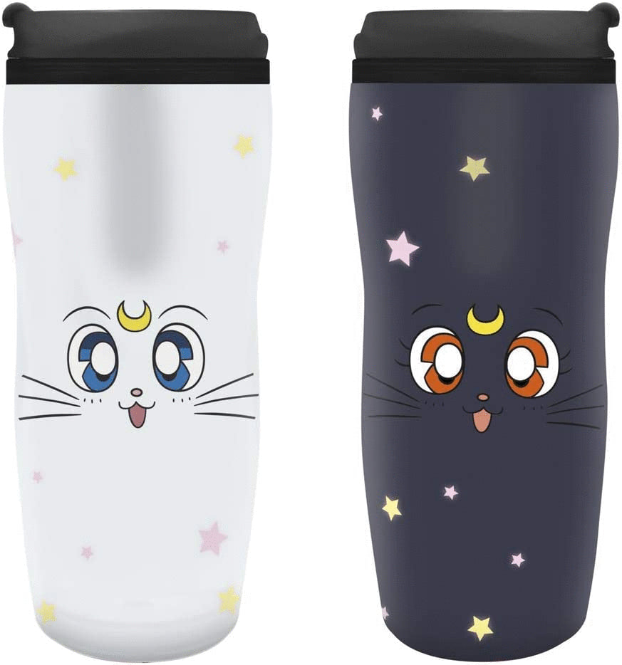 SAILOR MOON - Vaso de viaje Luna & Artemis, 12 oz.