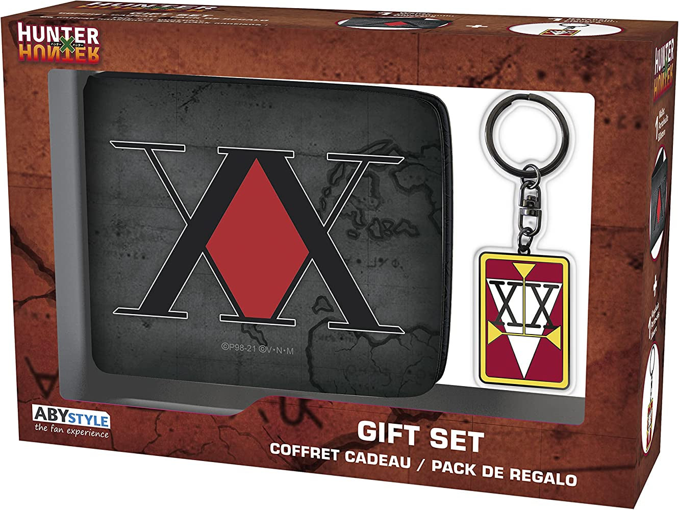 HUNTER X HUNTER - Set cartera y llavero cazador