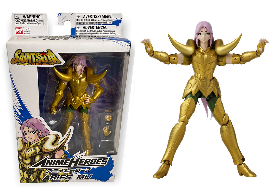 Anime Heroes Saint Seiya Aries Mu-Figuras-BANDAI-Akibara Xpress