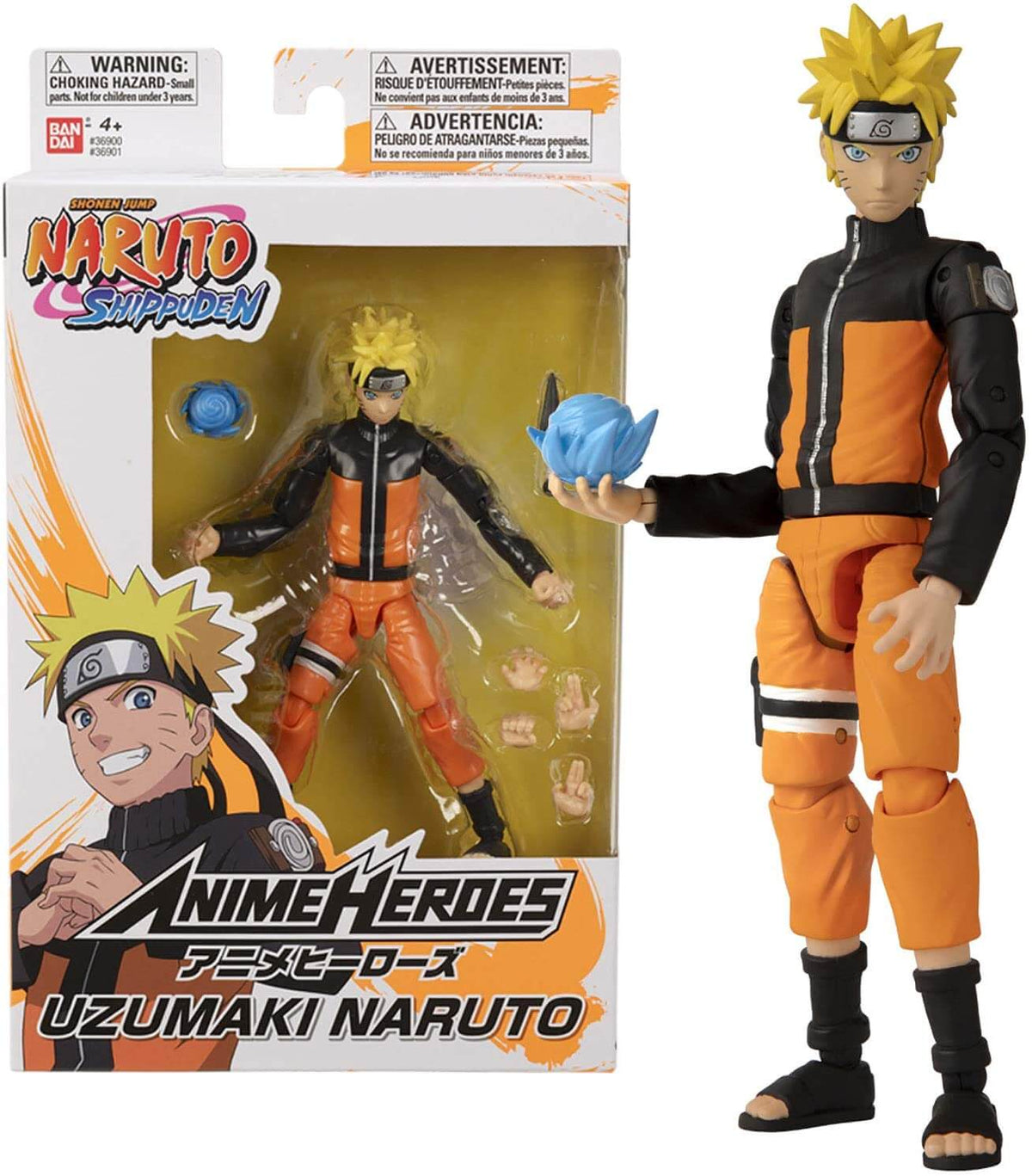 Anime Heroes Uzumaki Naruto-Figuras-BANDAI-Akibara Xpress