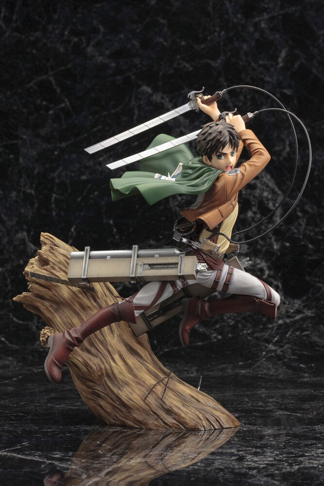 Attack On Titan - ARTFX J Eren Yeager Renewal Package Version-Figuras-Kotobukiya-Akibara Xpress