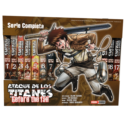 ATTACK ON TITAN BEFORE THE FALL BOXSET-Boxset Panini-PANINI-Akibara Xpress