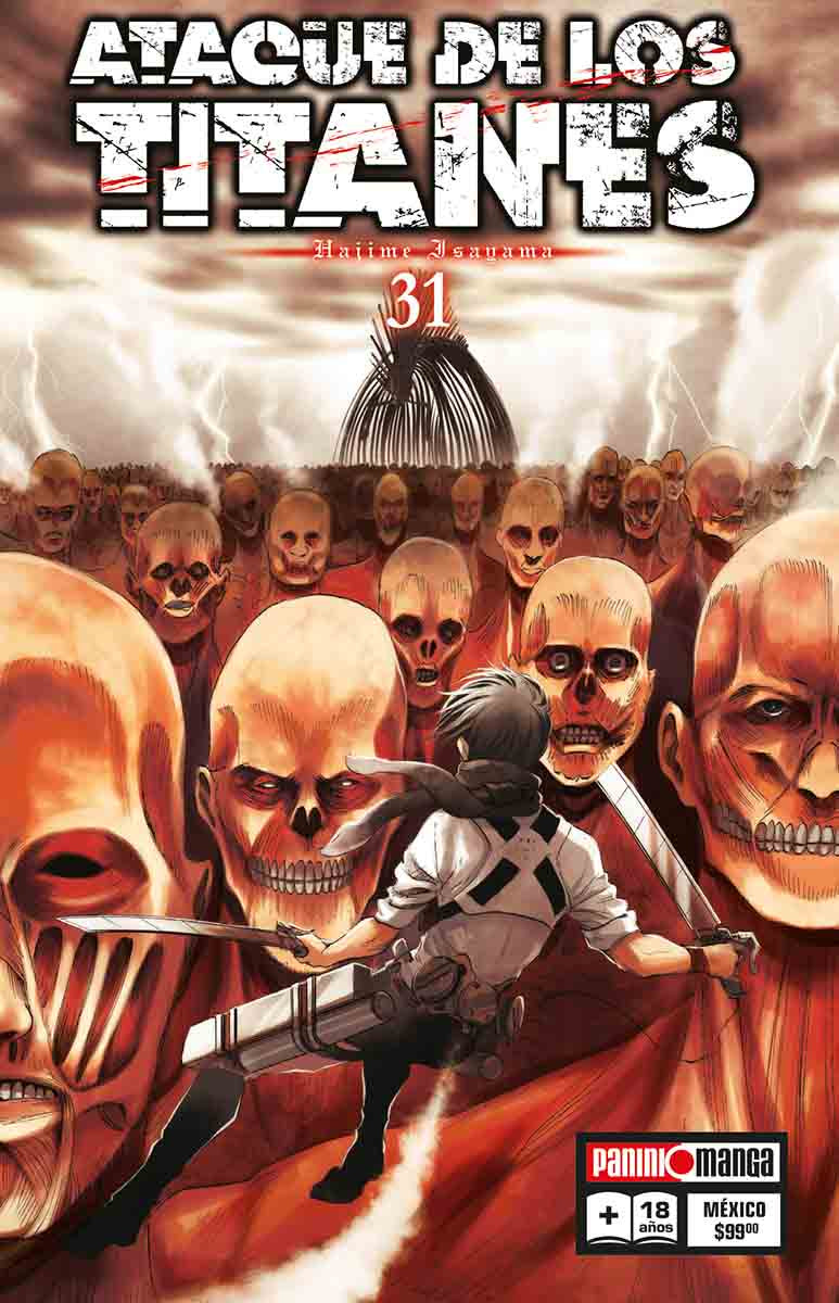 ATTACK ON TITAN N.31-Mangas Panini-PANINI-Akibara Xpress