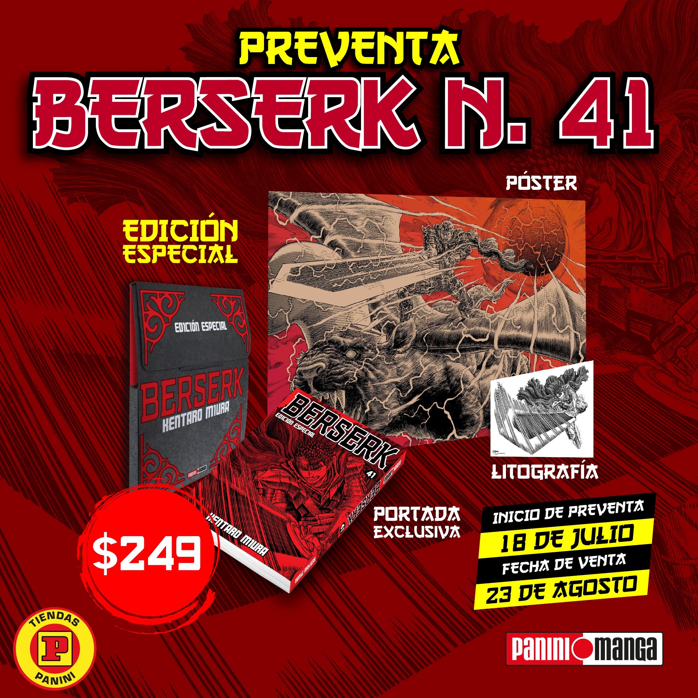 BERSERK N.41 VARIANTE-Mangas Panini-PANINI-Akibara Xpress