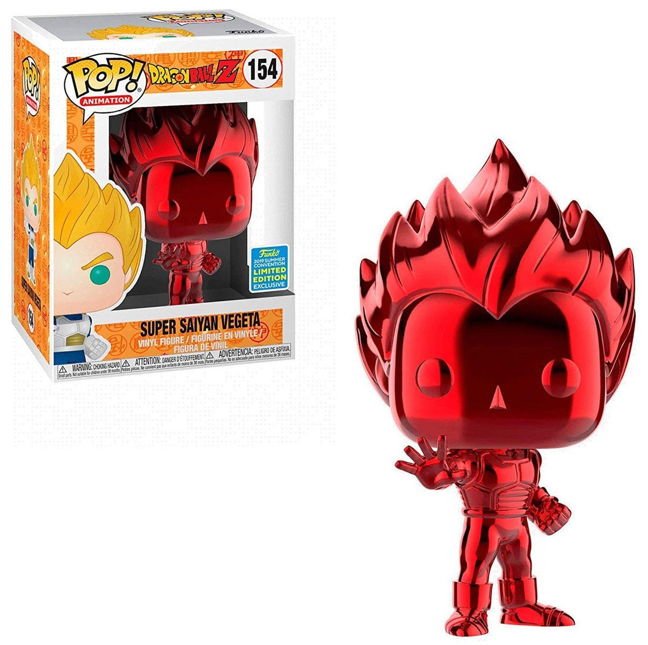 Funko Super Saiyan Vegeta Limited Edition Exclusive 154