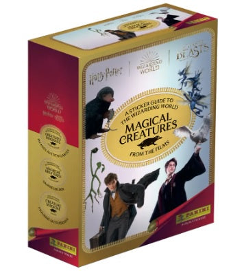 CAJA CON 24 SOBRES DE LA GUIA DE STICKERS HARRY POTTER Y ANIMALES FANTASTICO-Albums-PANINI ALBUMS-Akibara Xpress