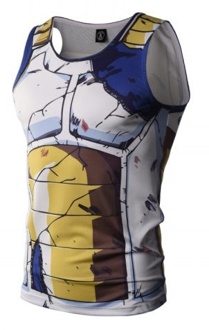 Camisa Sin Mangas Vegeta Armadura Rota XL-Ropa-Black Widow-Akibara Xpress
