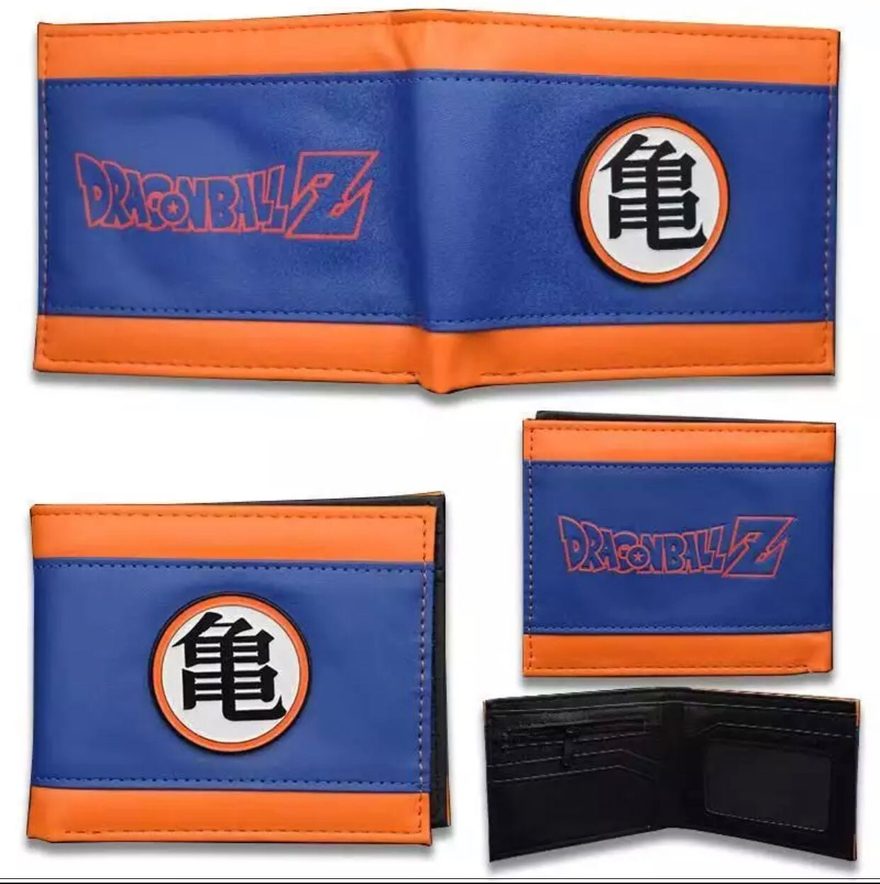 Cartera Dragon Ball Kanji Tortuga Azul/Naranja-Carteras-Accesorios Genericos-Akibara Xpress