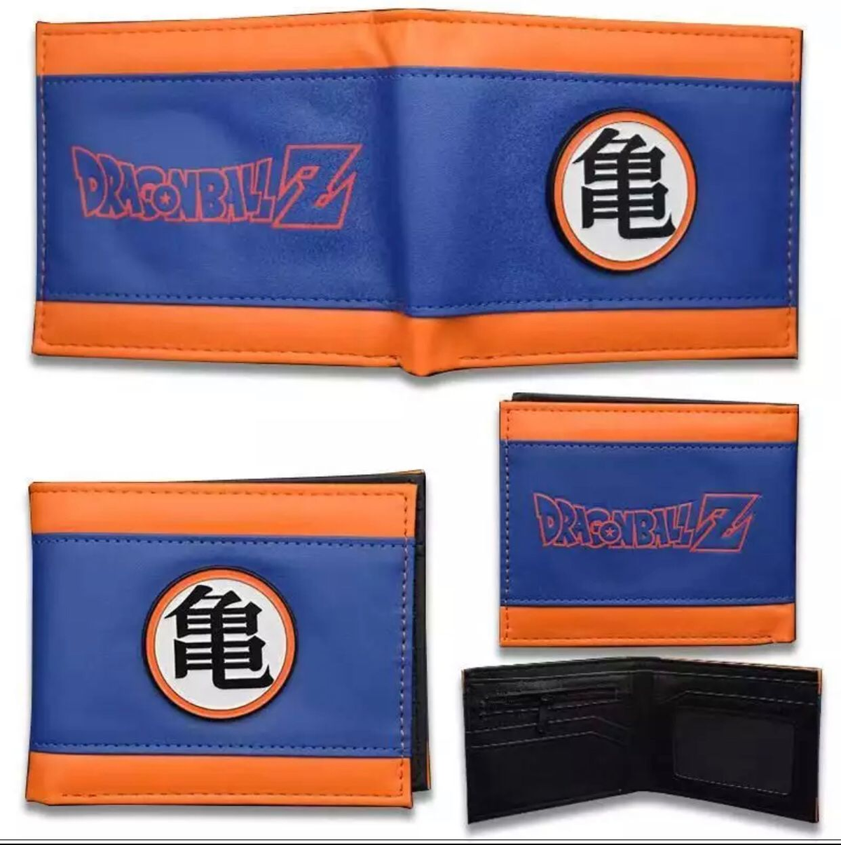 Cartera Dragon Ball Kanji Tortuga Azul/Naranja-Carteras-Carteras-Akibara Xpress