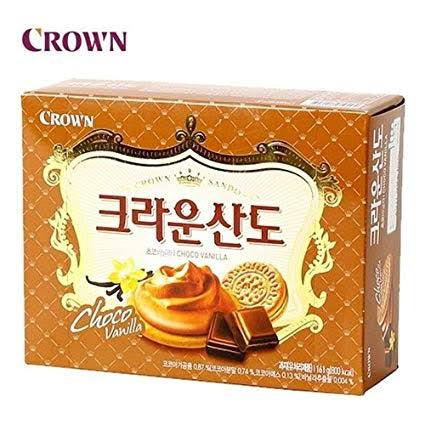 Crown Sando Choco Vainilla-Alimentos-Dulces Japoneses-Akibara Xpress