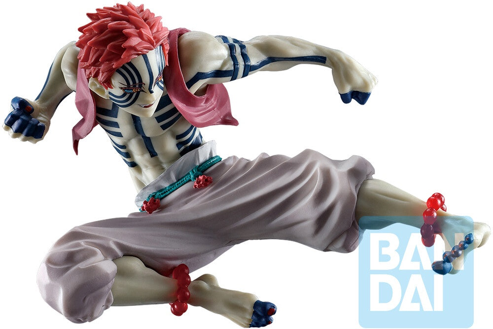 Demon Slayer: Kimetsu no Yaiba Akaza Ichiban Statue-Figuras-BANPRESTO-Akibara Xpress