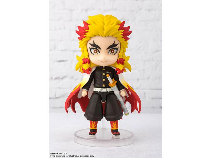 Demon Slayer Kimetsu no Yaiba Figuarts mini Kyojuro Rengoku-Figuras-BANDAI-Akibara Xpress