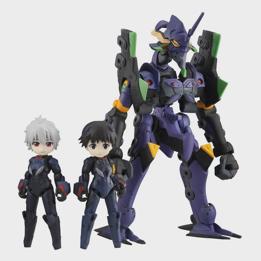 DESK TOP ARMY EVANGELION: NEW THEATRICAL EDITION SHINJI IKARI, KAWORU NAGISA & EVANGELION 13-Figuras-MEGAHOUSE-Akibara Xpress