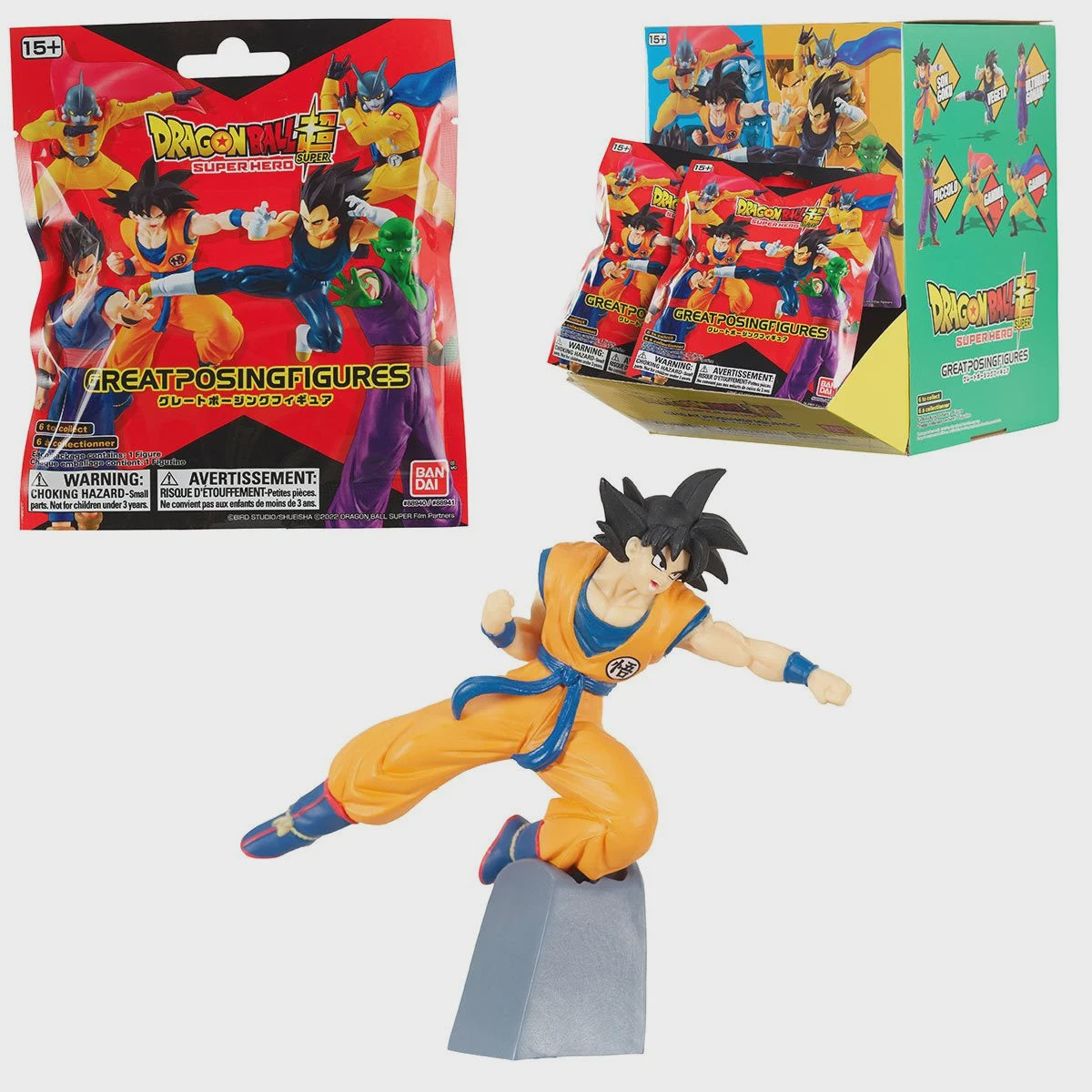 Dragon Ball Super Hero Great Posing Mini-Figure Blind Box-Figuras-BANDAI-Akibara Xpress