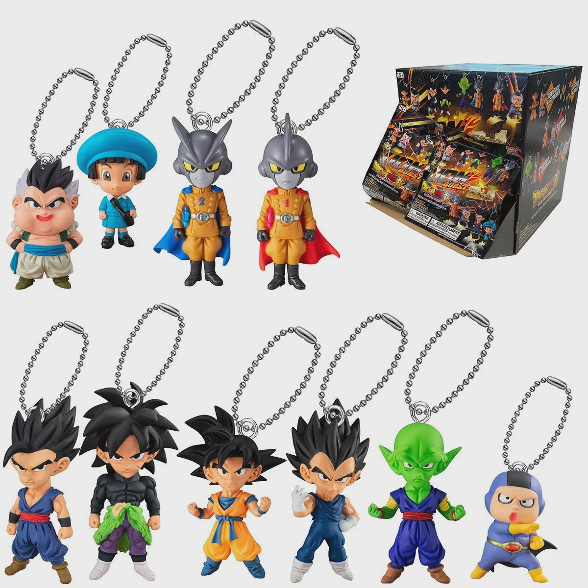 Dragon Ball Super Hero UDM Burst Mini-Figure Key Chain 2-Pack-Figuras-BANDAI-Akibara Xpress