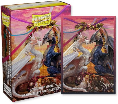 DRAGON SHIELD MICAS: JAPANESE-BRUSHED ART VALENTINE DRAGON 2023 60CT-TCG-DEVIR-Akibara Xpress