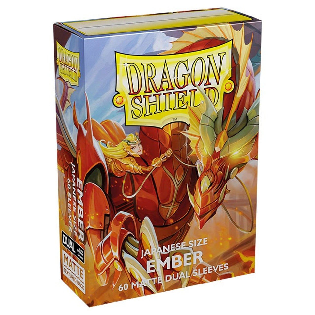 Dragon Shield MICAS: Japanese DUAL- Matte Ember 'Alaria, Warrior Princess' (60 ct.)-TCG-DRAGON SHIELD-Akibara Xpress