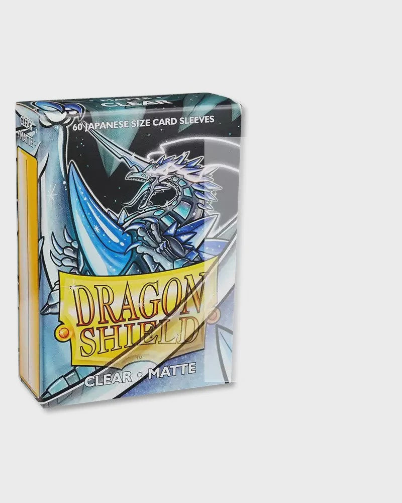 DRAGON SHIELD MICAS: JAPANESE-MATTE CLEAR 60CT-TCG-DEVIR-Akibara Xpress