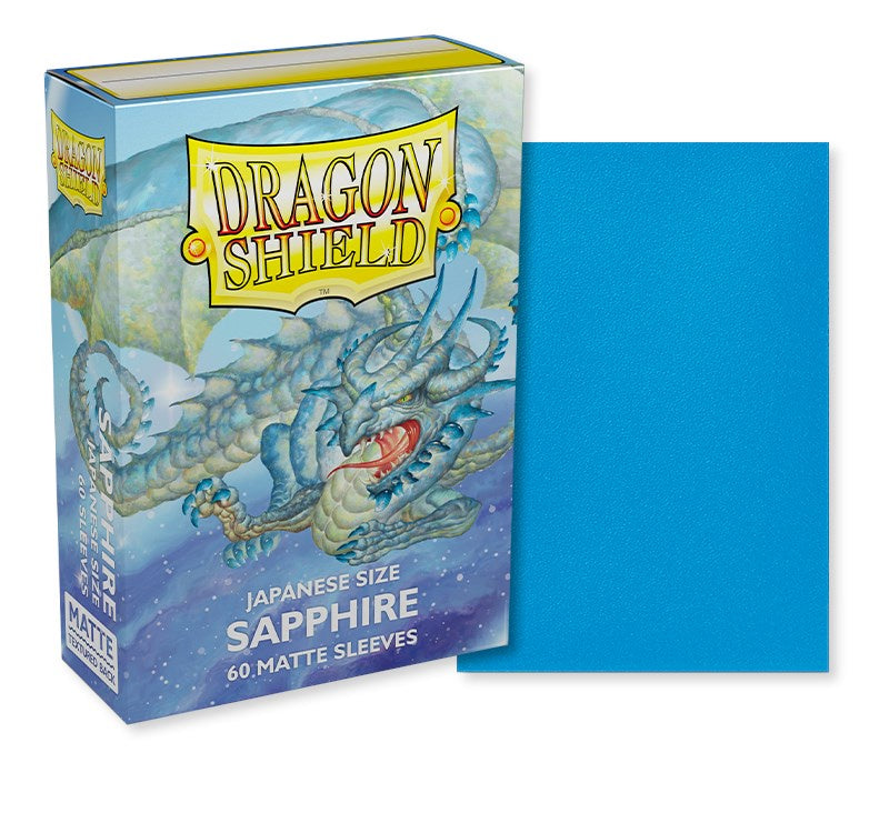 Dragon Shield MICAS: Japanese- Matte Sapphire 'Turikos' (60)-TCG-DRAGON SHIELD-Akibara Xpress