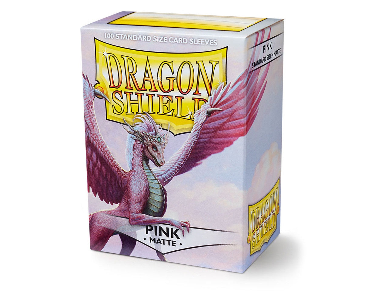 Dragon Shield Sleeves: Standard- Matte Pink (100 ct.)-TCG-DRAGON SHIELD-Akibara Xpress