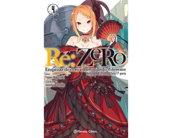 RE:ZERO EMPEZAR DE NUEVO EN UN MUNDO DIFERENTE 4 (Novela) EUROPA