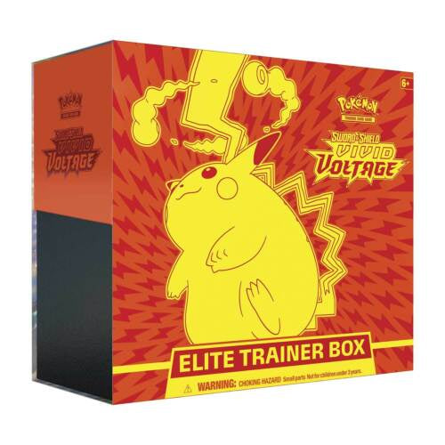 Elite Trainer Box Sword & Shield Vivid Voltage Pokemon Tcg-TCG-Juegos de Mesa-Akibara Xpress