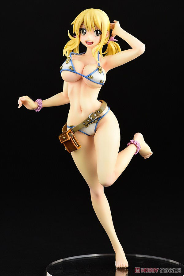 Fairy Tail PVC Statue 1/6 Lucy Heartfilia Swimwear Gravure Style Noir Ver..-Figuras-Orca Toys-Akibara Xpress
