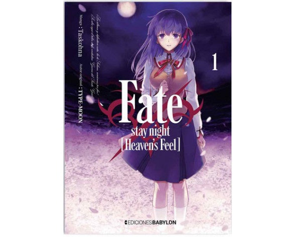 FATE/STAY NIGHT: HEAVEN'S FEEL N.1 EUROPA-Mangas Españoles-EDICIONES BABYLON-Akibara Xpress