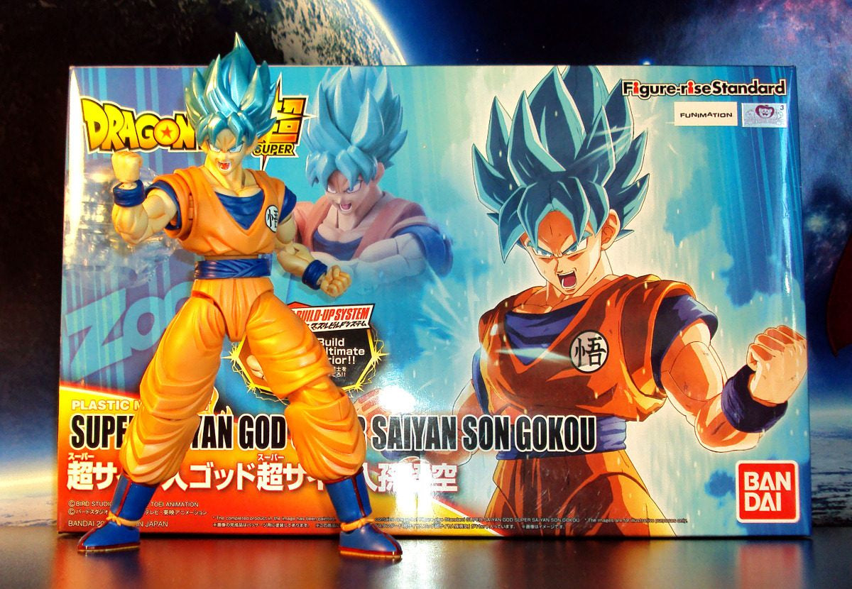 Figure Rise Goku Super Saiyan God-Figuras-BANDAI-Akibara Xpress