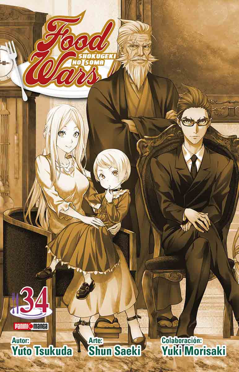 FOOD WARS - SHOKUGEKI NO SOUMA N.34-Mangas Panini-PANINI-Akibara Xpress
