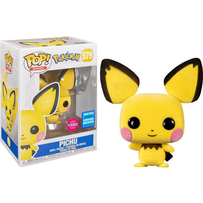Funko Pichu Flocked 579-Funko Pop-FUNKO POP-Akibara Xpress