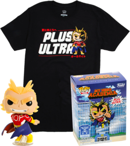 Funko Pop Box All Might y Playera M-Funko Pop-FUNKO POP-Akibara Xpress