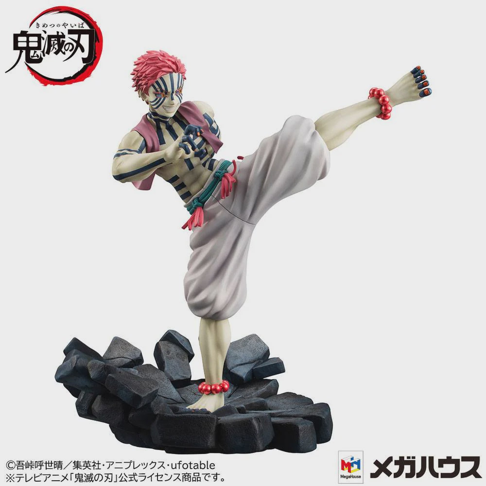 G.E.M. series Demon Slayer: Kimetsu no Yaiba Upper Three Akaza-Figuras-MEGAHOUSE-Akibara Xpress