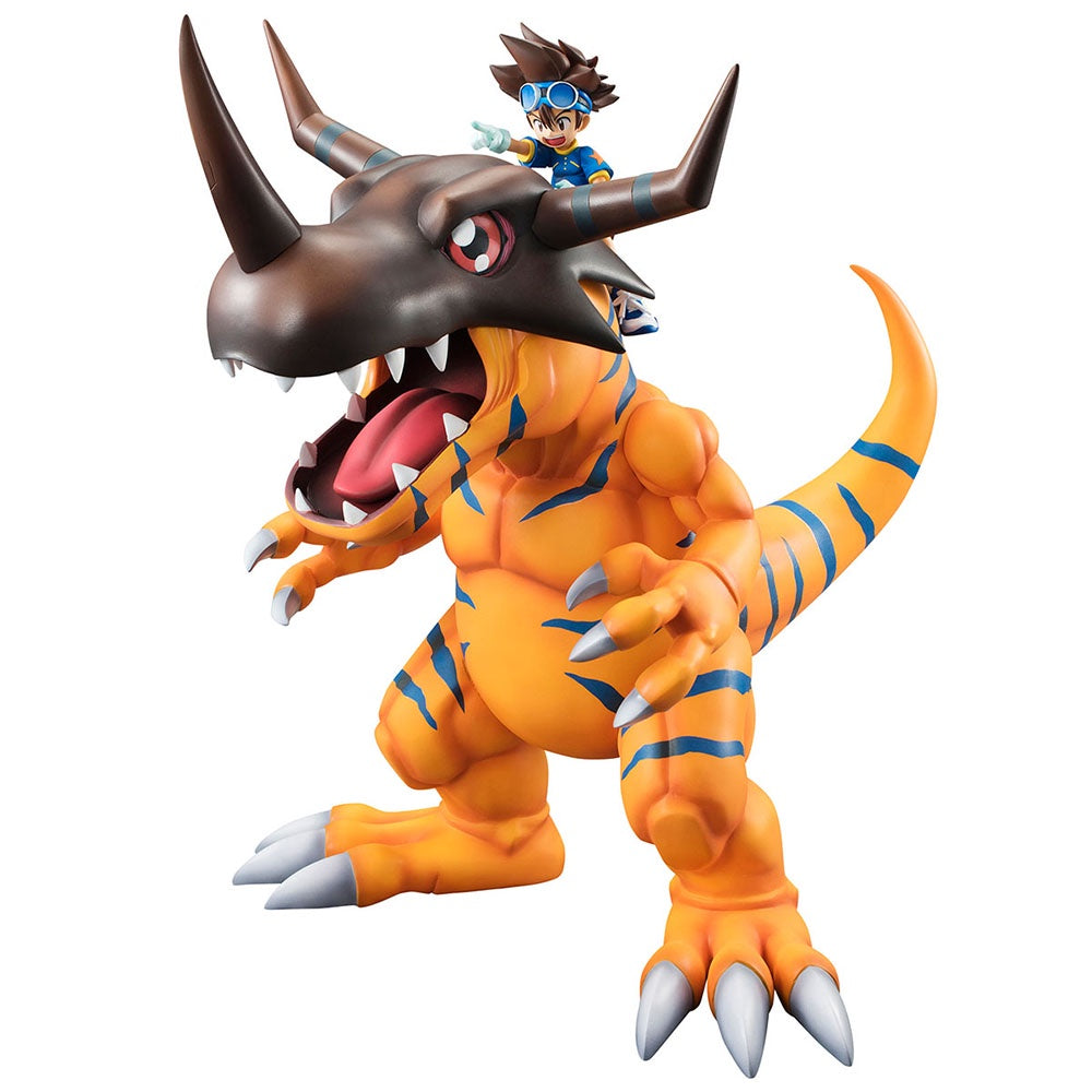 G.E.M. SERIES DIGIMON ADVENTURE GREYMON & TAICHI YAGAMI-Figuras-MEGAHOUSE-Akibara Xpress